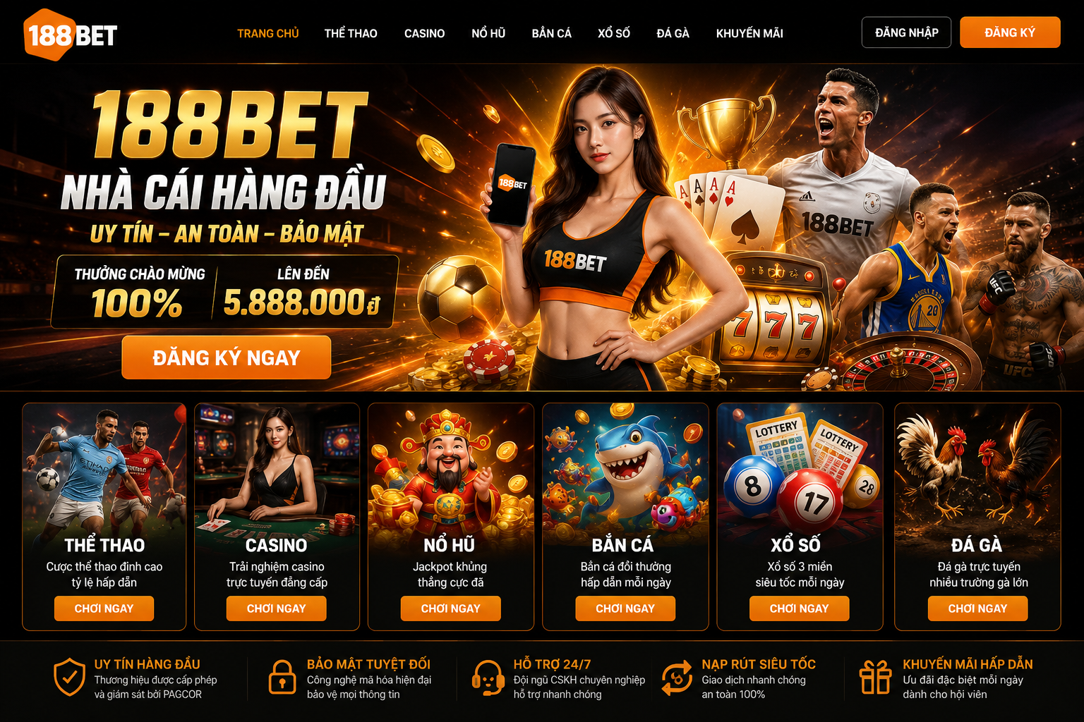 Tổng quan về nhà cái 188BET